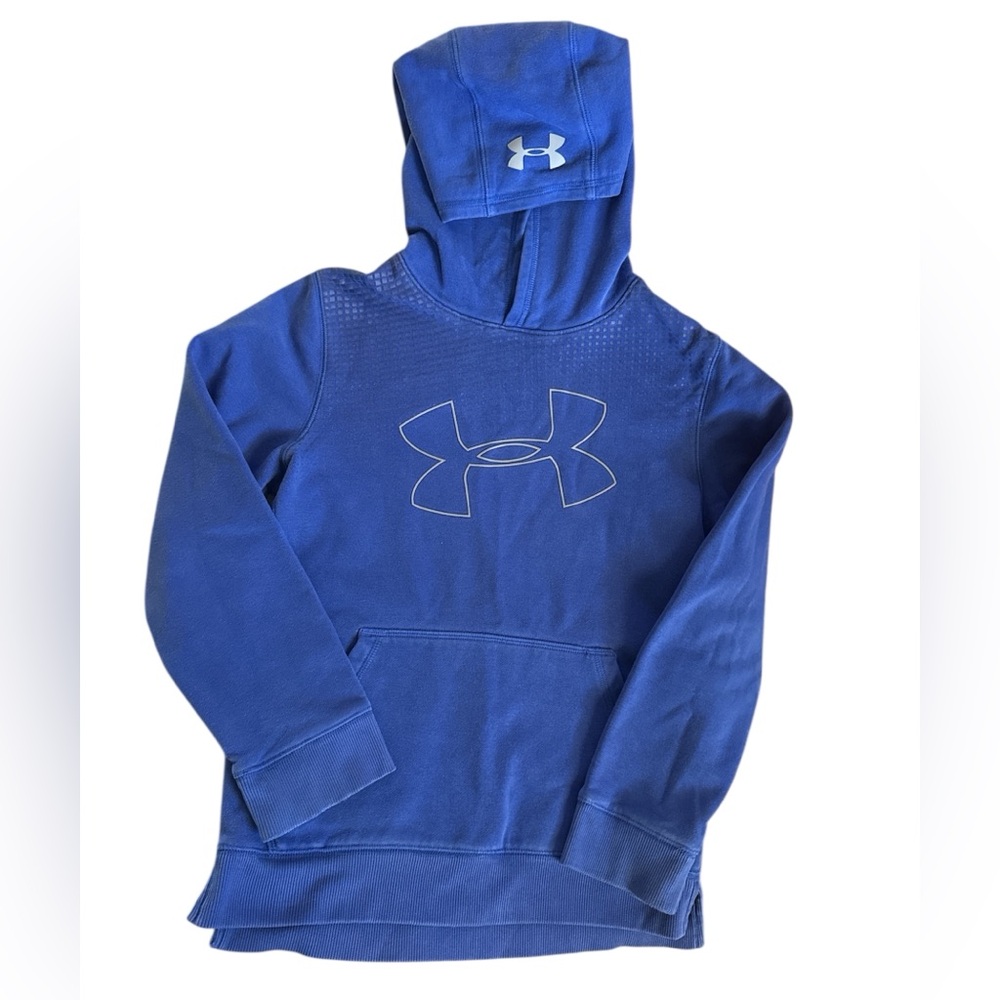 Kids (boys/girls) blue Under Armour hoodie. Size 12.